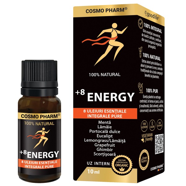 '+8 ENERGY - Vitality in a bottle!