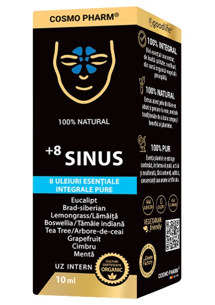 '+8 SINUS - Breathe easily and naturally with essential oils - Image 3