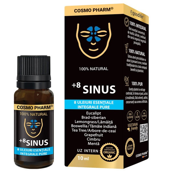'+8 SINUS - Breathe easily and naturally with essential oils