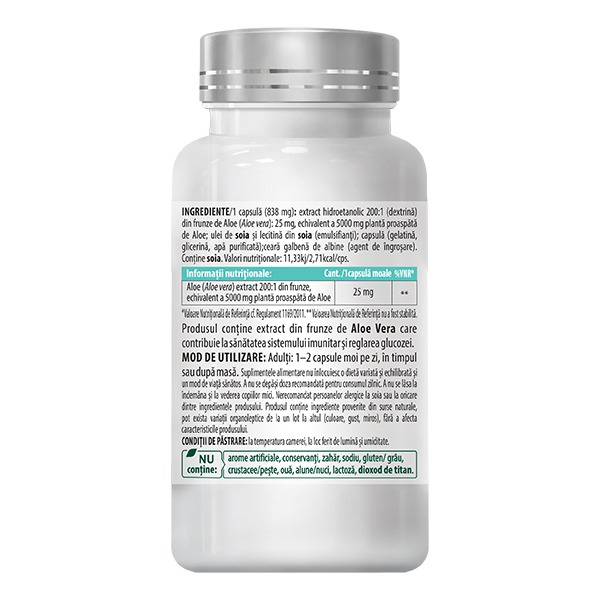 Aloe Vera Capsules - Equivalent to 5000 mg Gel - Image 2