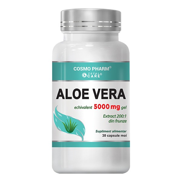 Aloe Vera Capsules - Equivalent to 5000 mg Gel