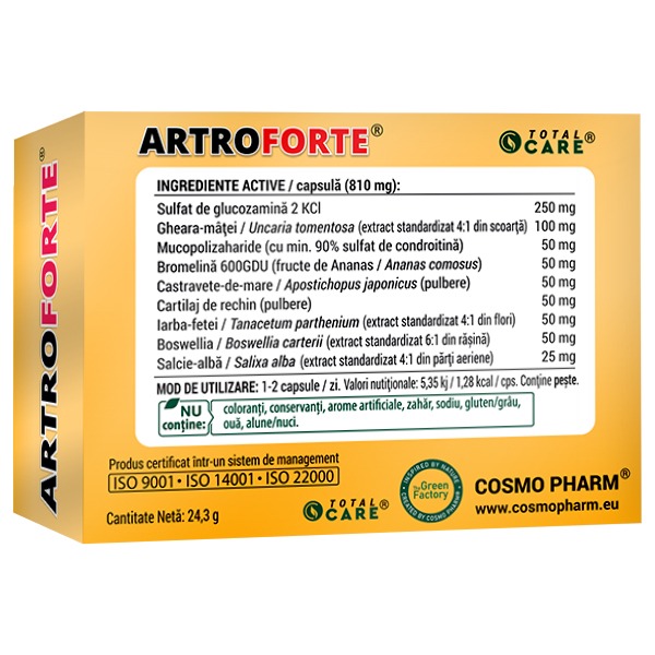 ARTROFORTE, 30 capsules – Supplement for Healthy Joints - Image 3