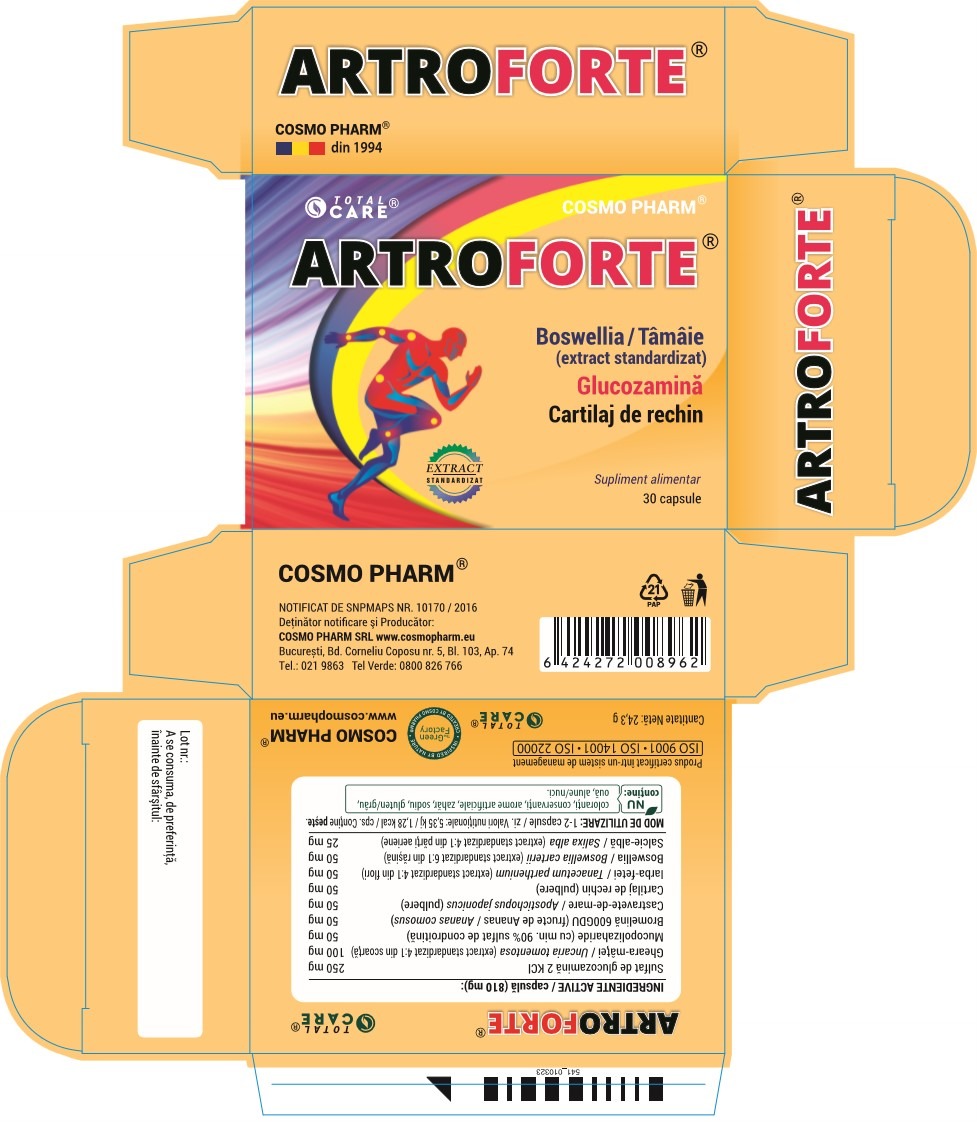 ARTROFORTE, 30 capsules – Supplement for Healthy Joints - Image 2