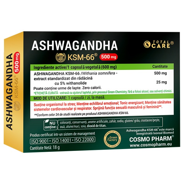 ASHWAGANDHA KSM-66 - Natural energizer with anti-stress, anxiolytic and anti-aging effect - Image 3