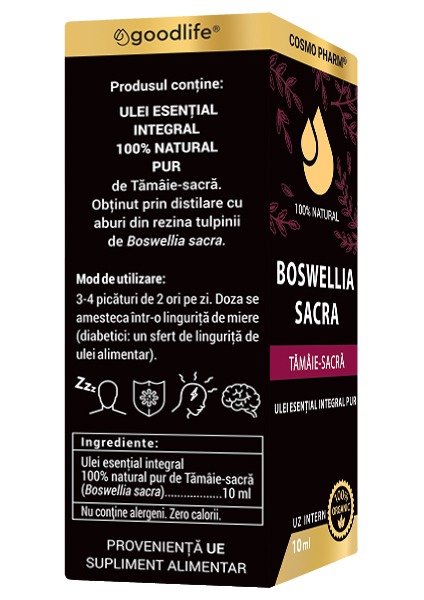 BOSWELLIA SACRA - Frankincense Essential Oil 10 ml Internal Use - Image 4