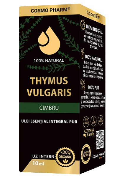 THYMUS VULGARIS - Thyme Essential Oil Internal Use 10 ml - Image 3