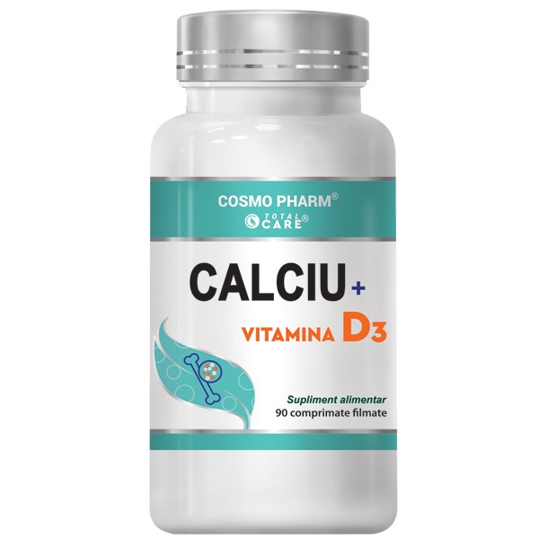 CALCIUM Vitamin D3. Prevents rickets, osteoporosis, hypocalcemic tetany