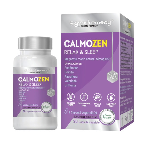 CALMOZEN Relax & Sleep. A natural solution for busy days and restless nights.