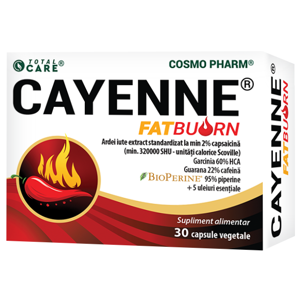 CAYENNE FAT BURN -  weight control, metabolism acceleration and energy increase