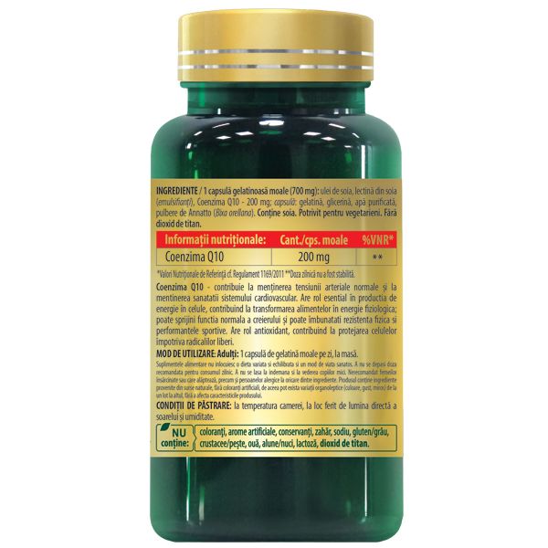 Coenzyme Q10 200 mg for energy, vitality, cardiovascular health. - Image 2