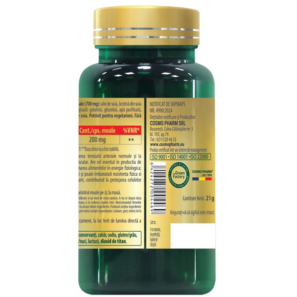 Coenzyme Q10 200 mg for energy, vitality, cardiovascular health. - Image 3