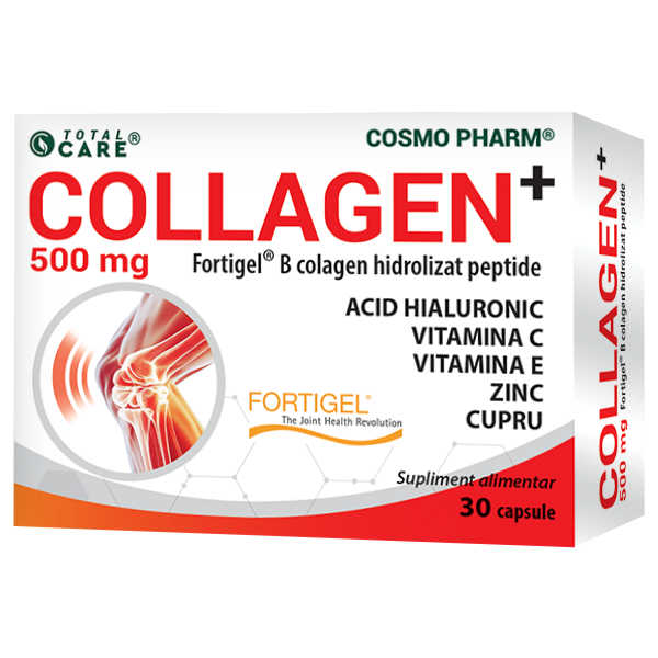 COLLAGEN+ 500 mg - Fortigel® - Hydrolyzed Collagen Peptides from bovine source