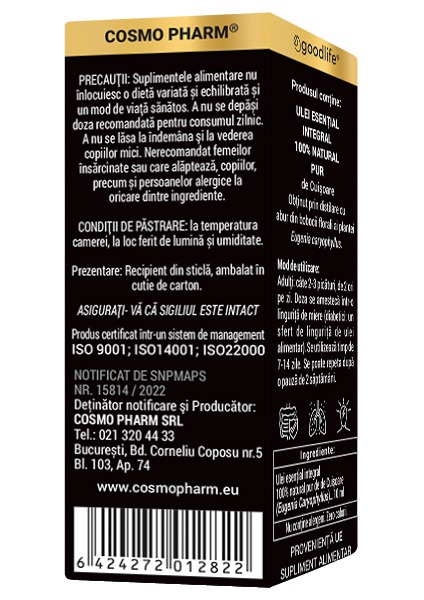 Clove Essential Oil - 10ml CLOVE/EUGENIA CARIOPHYLLUS - Image 5