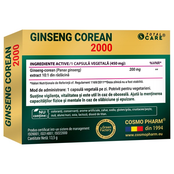 KOREAN GINSENG 2000 mg - Vitality and Balance! - Image 3