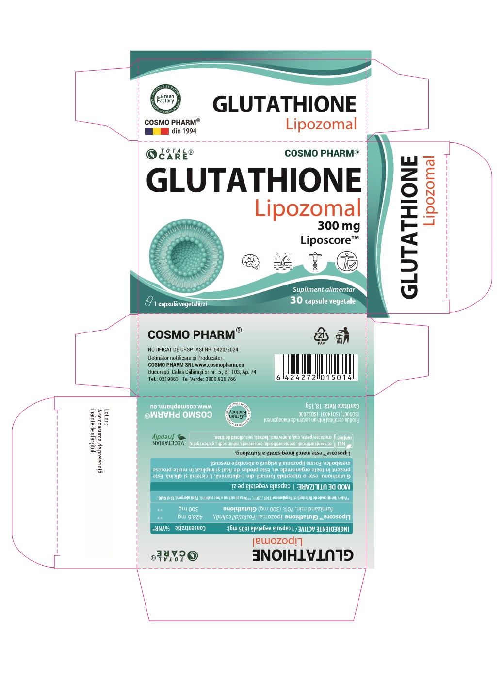 Liposomal Glutathione 300 mg - Image 2