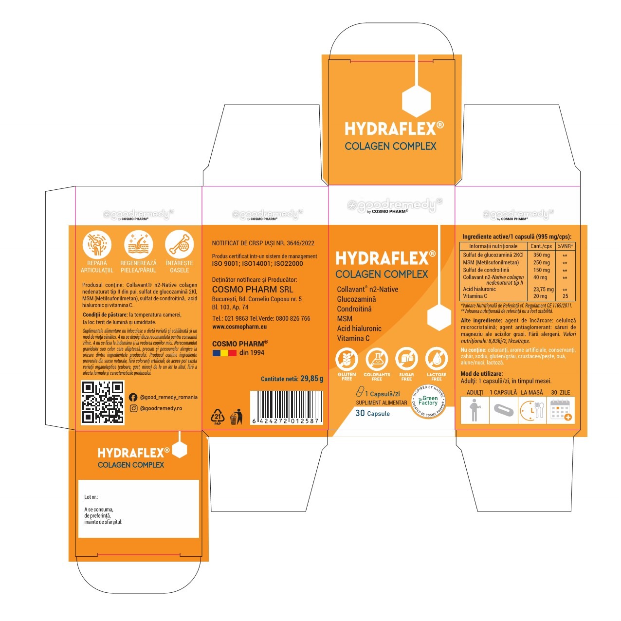 HYDRAFLEX® COLAGEN COMPLEX for joint health with just 1 capsule per day - Image 4