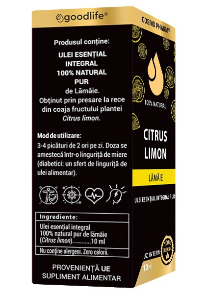 CITRUS LEMON - Lemon Essential Oil Internal Use 10 ml - Image 4