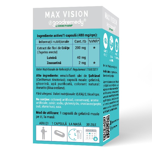 MAX VISION® - Lutein and Zeaxanthin, Eye Health - Image 3