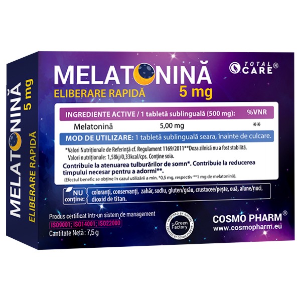 MELATONIN 5 mg FAST RELEASE - Fall Asleep Easily, Sleep Deeply - Image 3