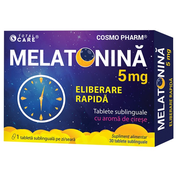 MELATONIN 5 mg FAST RELEASE - Fall Asleep Easily, Sleep Deeply