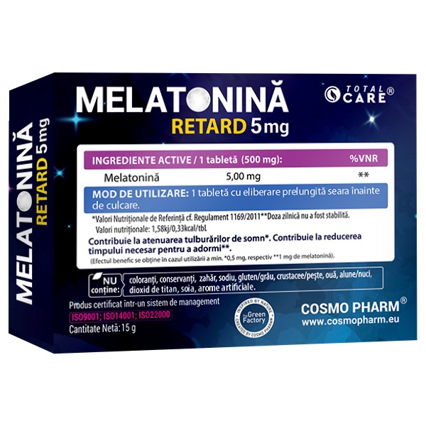 MELATONIN RETARD 5 mg - Light and restful sleep - Image 3