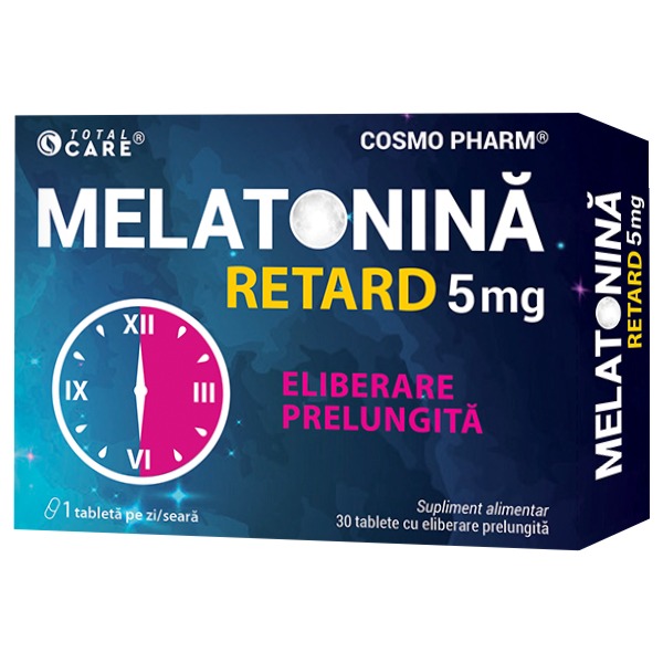 MELATONIN RETARD 5 mg - Light and restful sleep