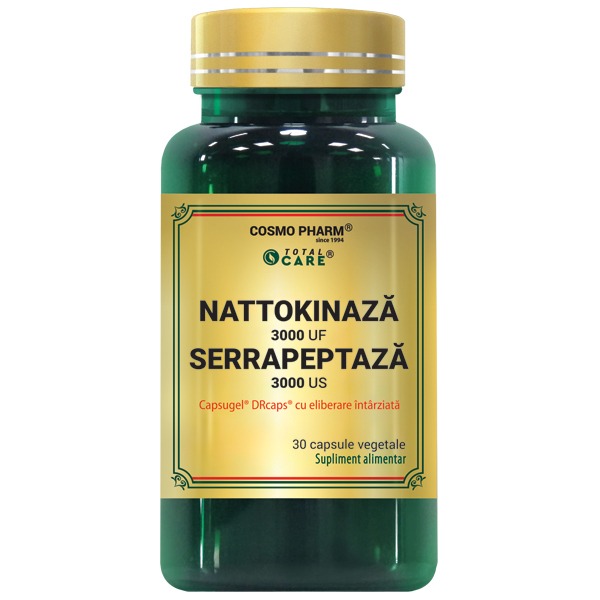 NATTOKINASE SERRAPEPTAZE - natural antithrombotic and sinus drainer