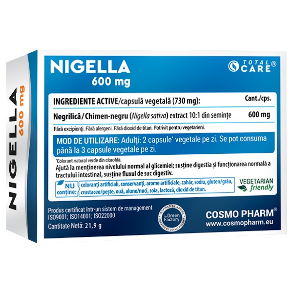 NIGELLA 600 mg - Nigella sativa seed extract / Black Cumin - Image 3