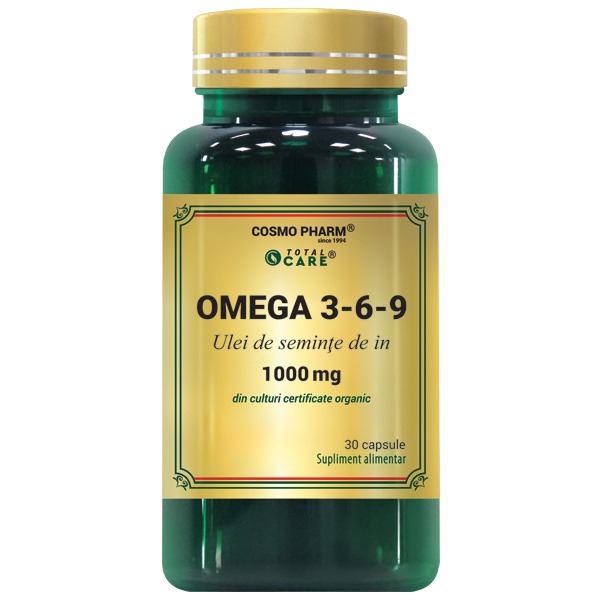 OMEGA 3 6 9 Flaxseed Oil - Cosmopharm 1000 mg