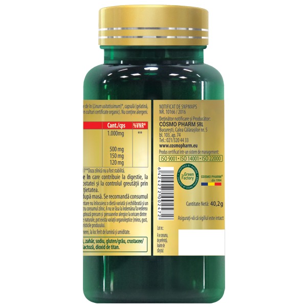 OMEGA 3 6 9 Flaxseed Oil - Cosmopharm 1000 mg - Image 3