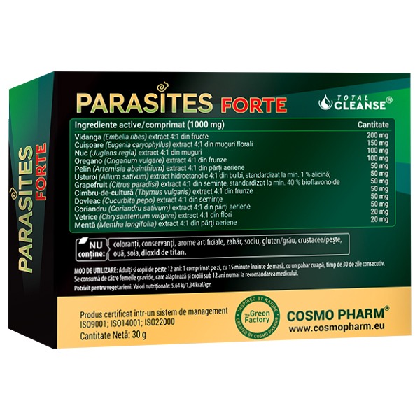 Parasites Forte Total Cleanse® – For Intestinal Parasites and Worms - Image 3