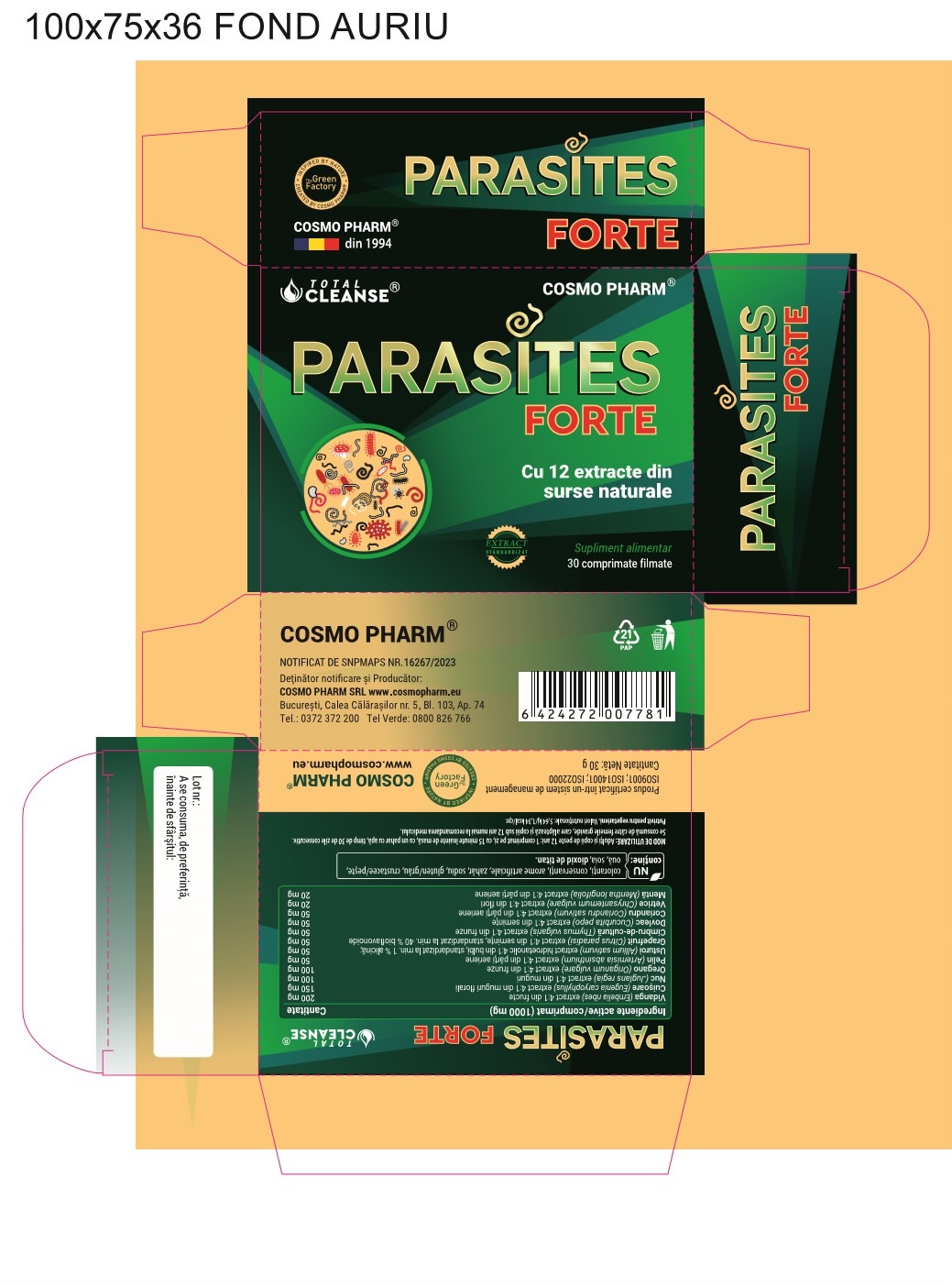 Parasites Forte Total Cleanse® – For Intestinal Parasites and Worms - Image 2