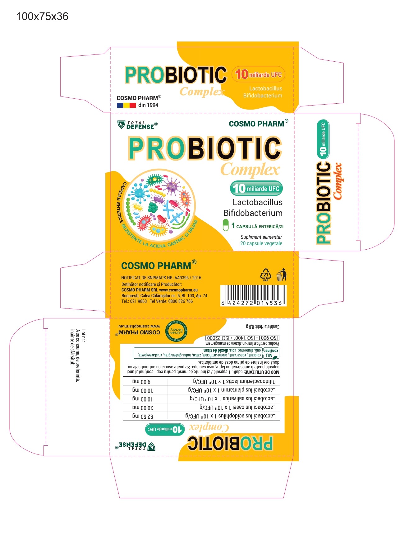 Probiotic Complex - Natural probiotics to restore intestinal flora - Image 2
