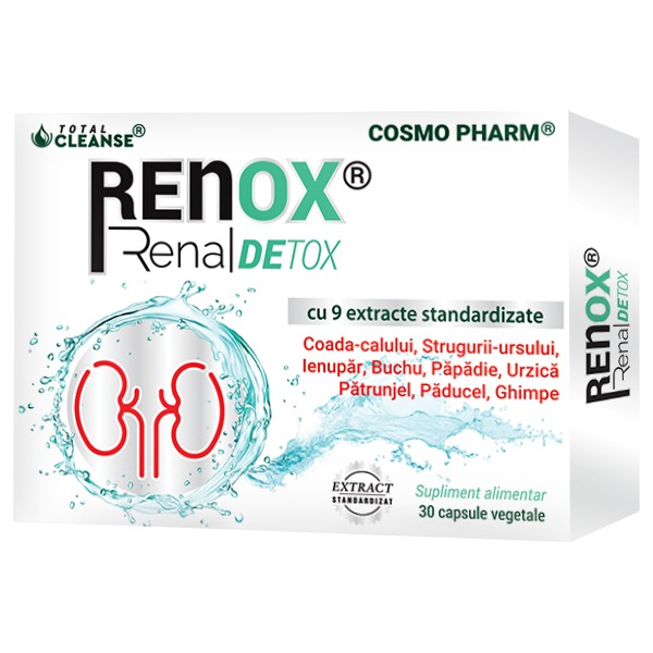 Renox® Renal Detox 30 cps. Detoxifying, Diuretic