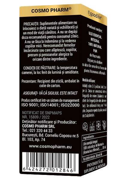 Rosemary Essential Oil – ROSMARINUS OFFICINALIS - Image 5