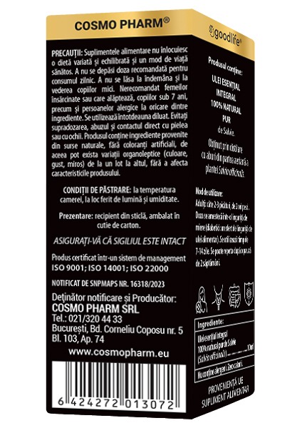 Sage essential oil - <em>Salvia officinalis</em> - Image 5