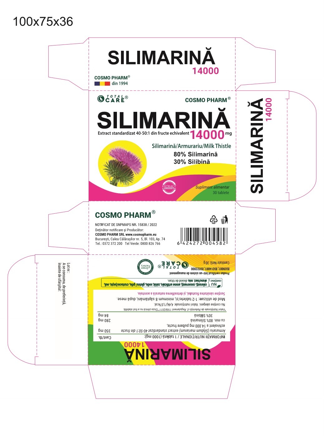 MILK THISTLE 14000 mg Hepatic Protector - Image 2