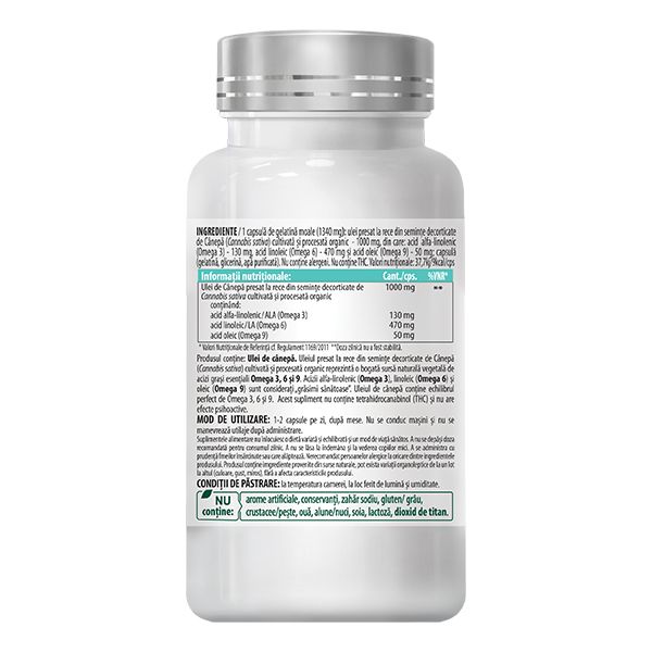 Hemp Oil Cannabis sativa 1000 mg - Image 3