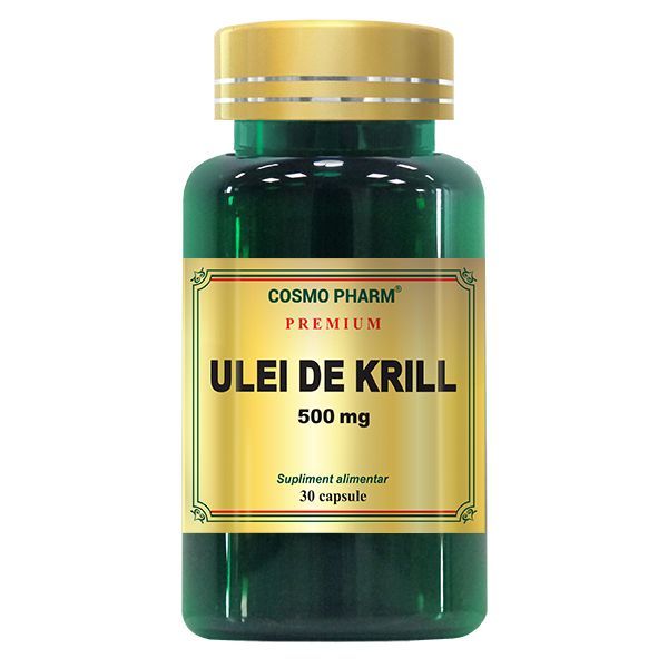 Krill Oil 500mg, 30 cps - Lowers the Cholesterol