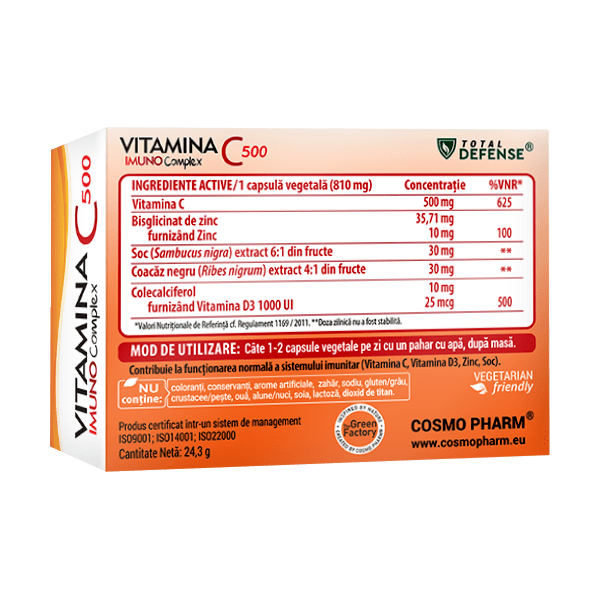 Vitamin C 500 Imuno Complex - Immunity Shield - Image 3