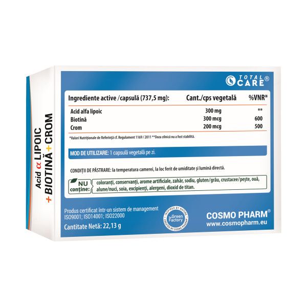 Alpha Lipoic Acid + Biotin + Chromium - Image 3