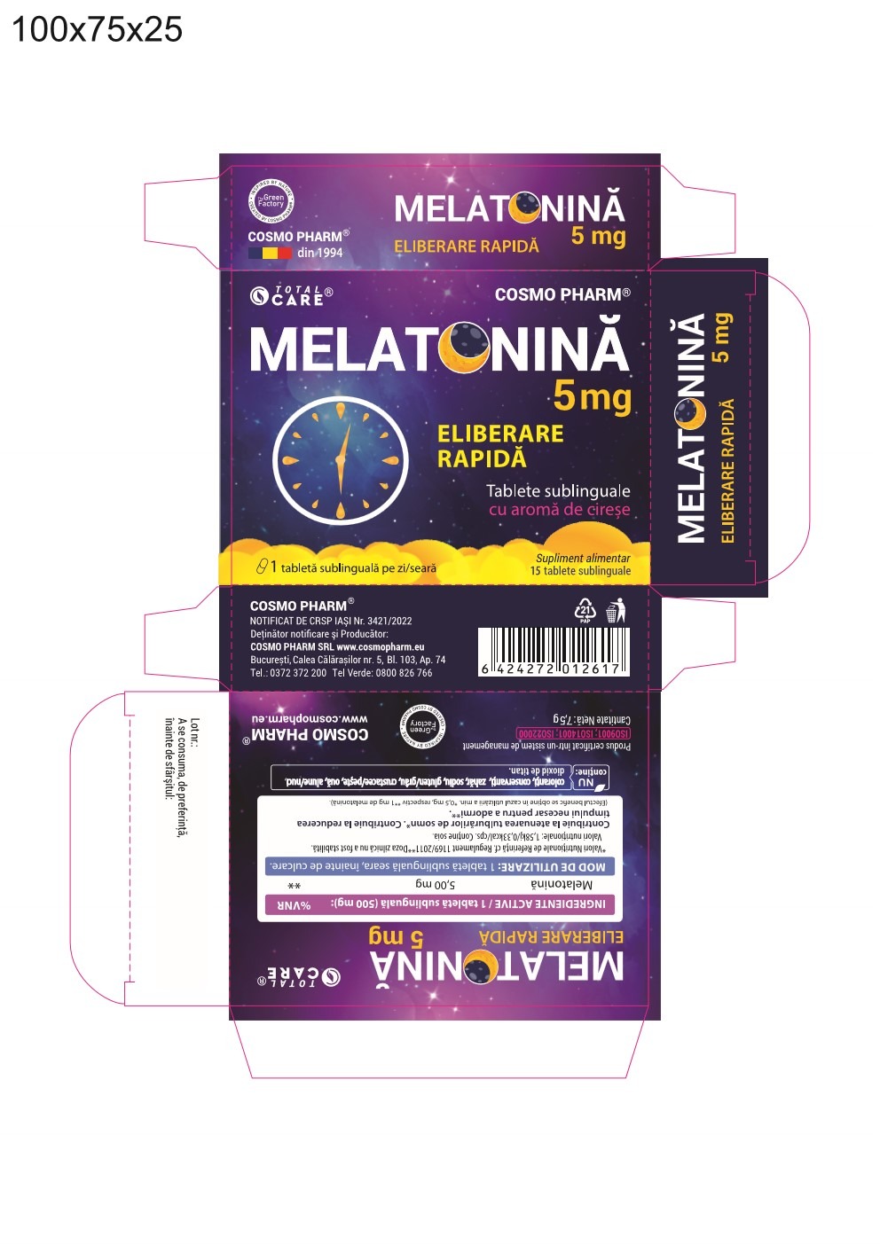 MELATONIN 5 mg FAST RELEASE - Fall Asleep Easily, Sleep Deeply - Image 2