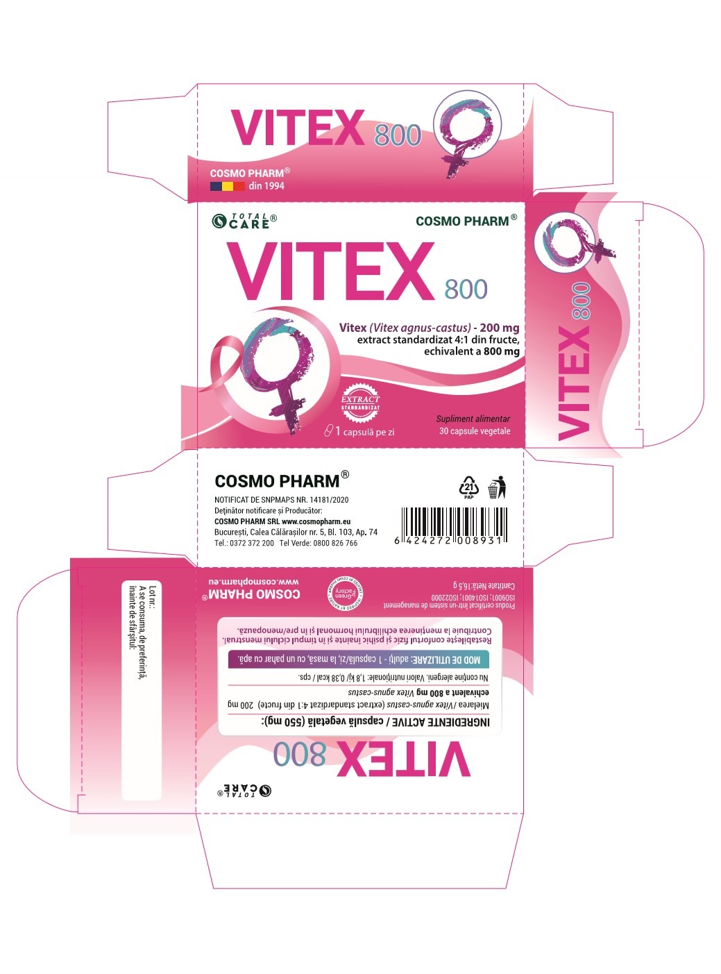 Vitex 800 | It relieves the premenopausal and menopausal symptoms - Image 2