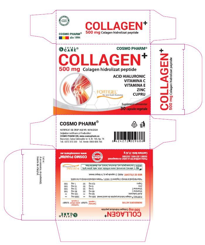 COLLAGEN+ 500 mg - Fortigel® - Hydrolyzed Collagen Peptides from bovine source - Image 2