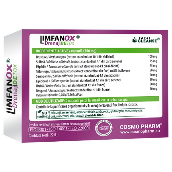 LIMFANOX Drainage DETOX® Lymphatic System Drainage Supplement - Image 3