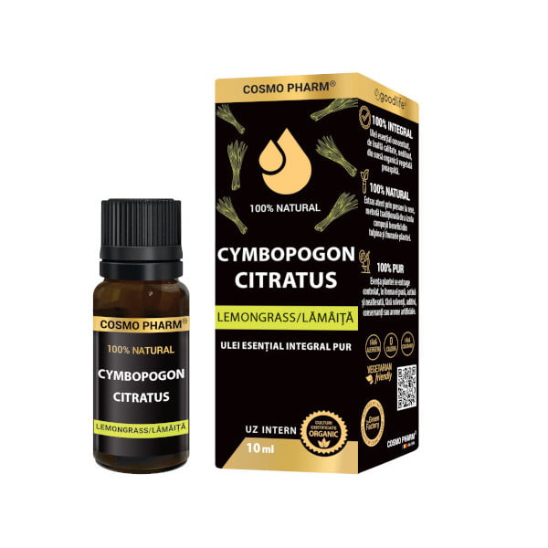 LEMONGRASS essential oil – <em>Cymbopogon citratus</em>