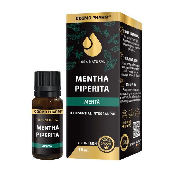 MENTHA PIPERITA - Peppermint Essential Oil Internal Use 10 ml