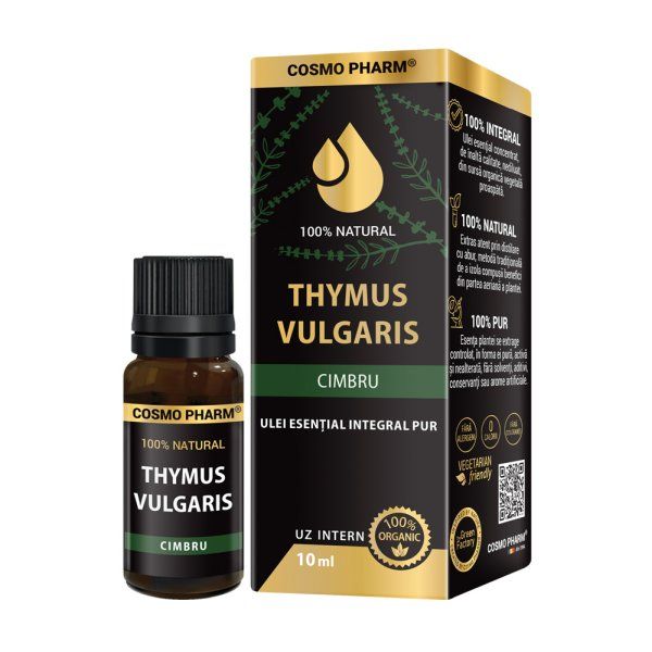 THYMUS VULGARIS - Thyme Essential Oil Internal Use 10 ml